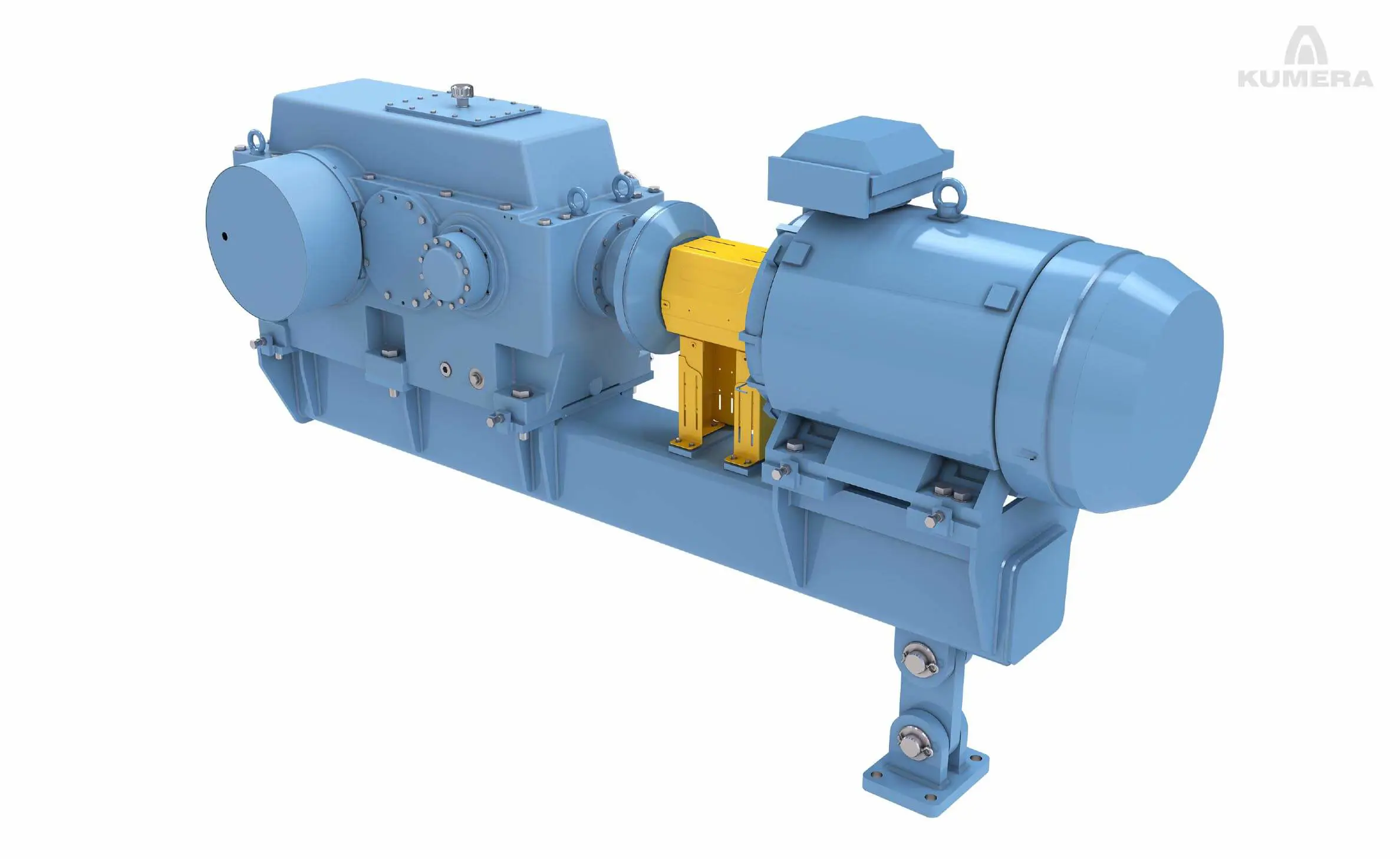 Kumera Drives for Material Handling. Kumera Material Handling Helical and Bevel-helical gear unit series for all conveyor applications.