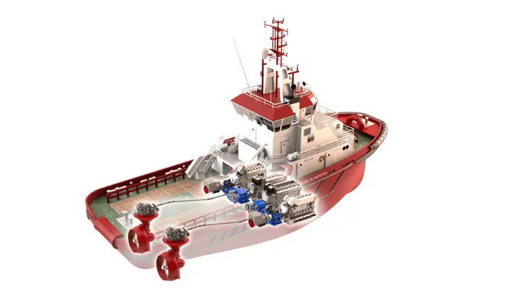 Kumera - Marine Gearbox Applications - Marine - Hybrid Gearbox