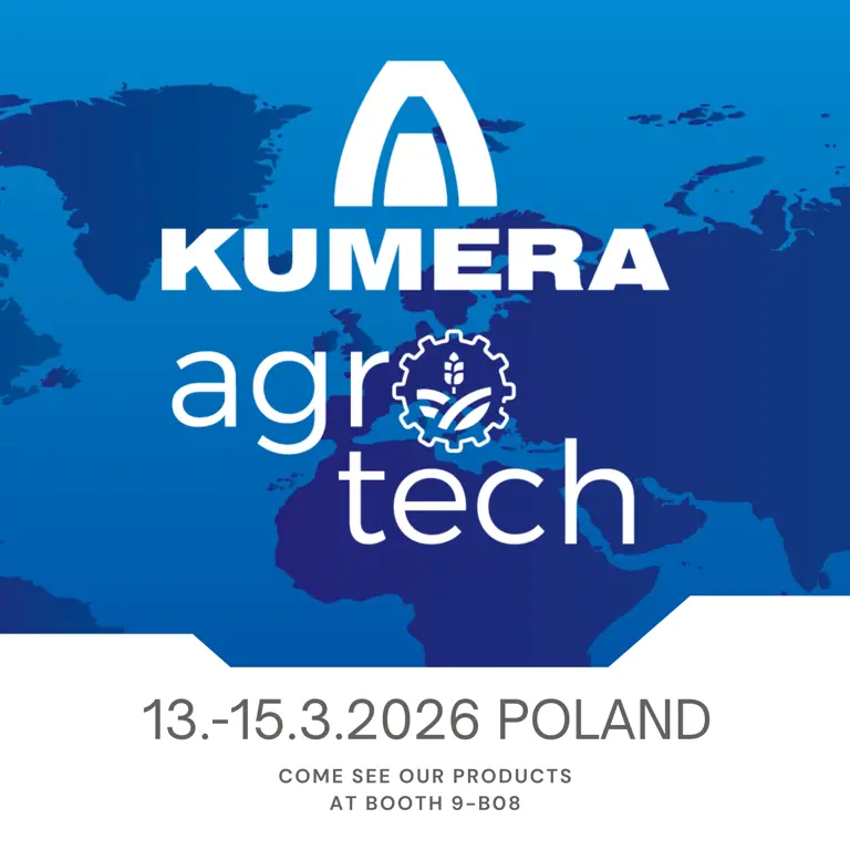 Kumera products exhibited at AGROTECH in March 2026