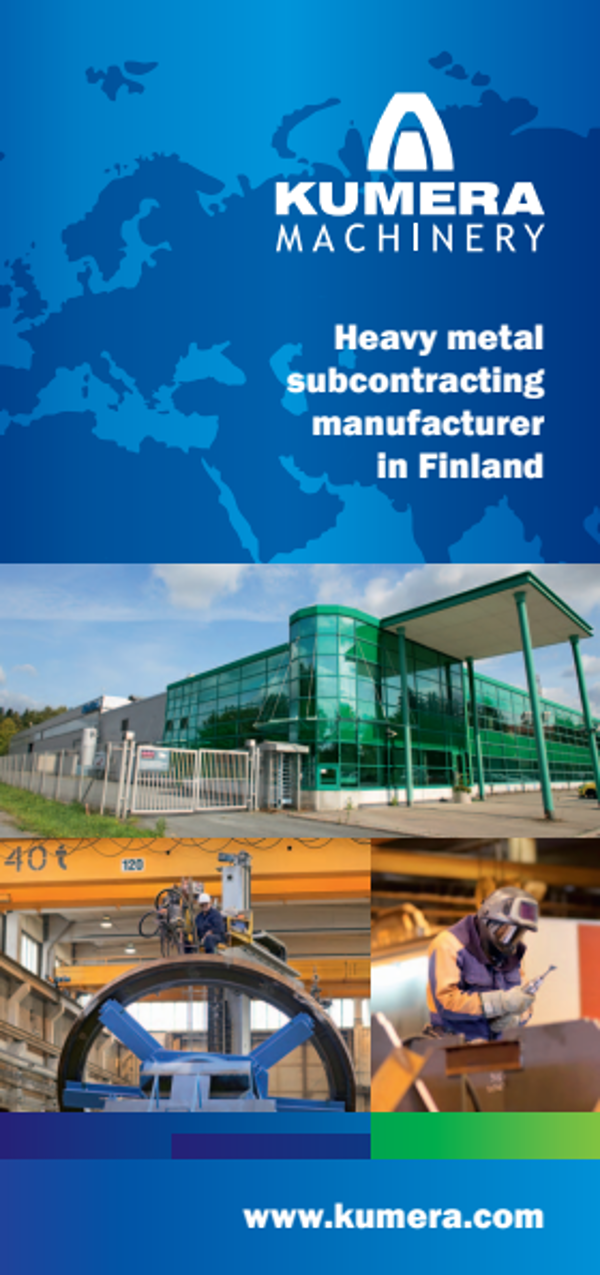 Kumera Machinery – Heavy metal subcontracting manufacturer in Finland (English) – PDF preview