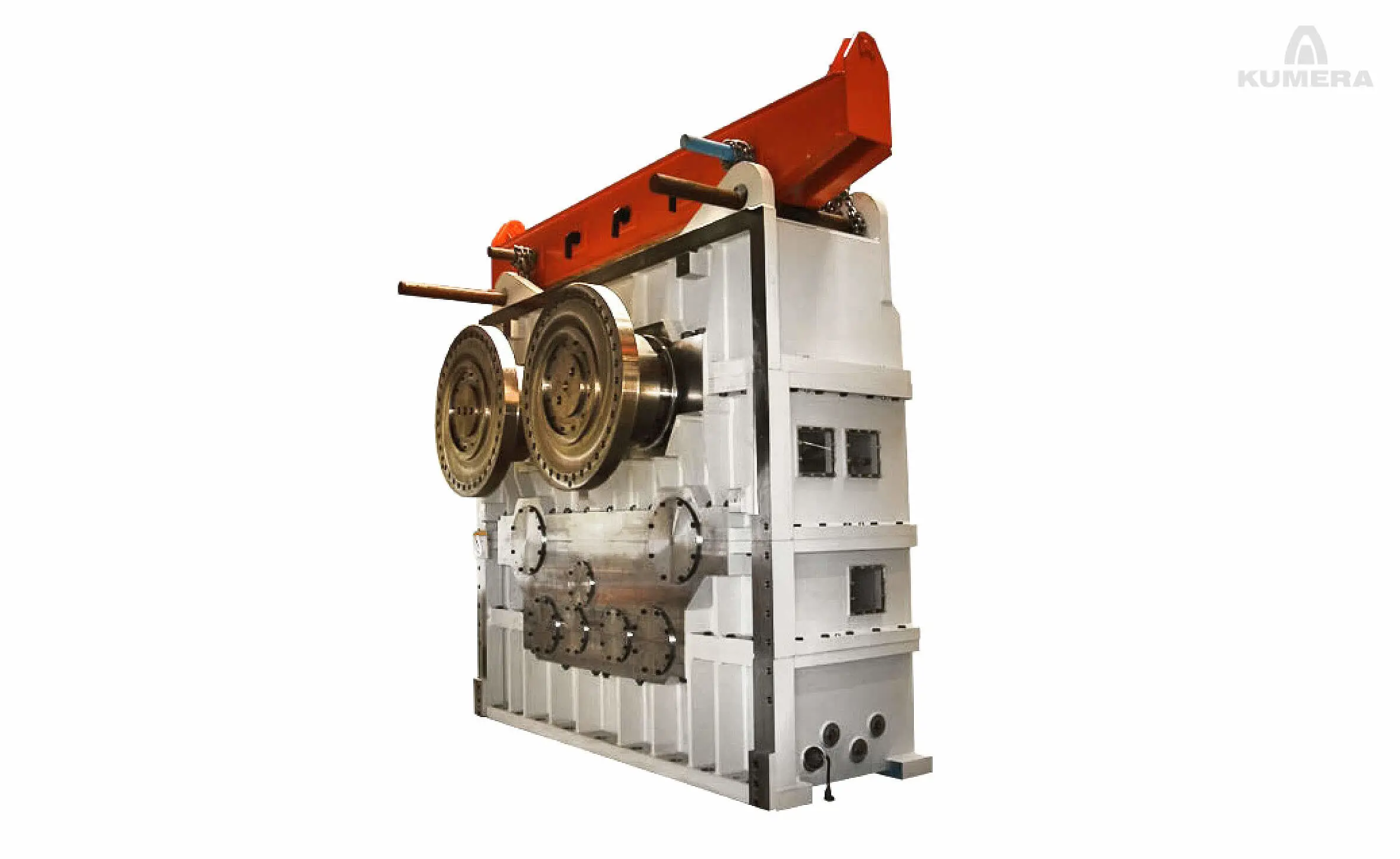 Kumera Custom Built Heavy-Duty Gearboxes for food processing industry. Kumera Pulp press gearbox