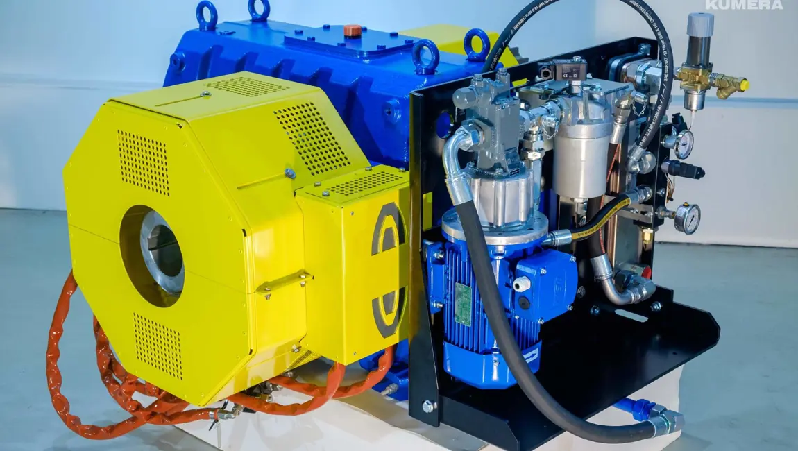 Kumera Drives for Pulp & Paper and Wood Yards. Kumera offers the world class solutions for all wood, pulp and paper processing industry applications. Starting from small conveyor drives to the largest high power chippers and customized integrated roll drives.