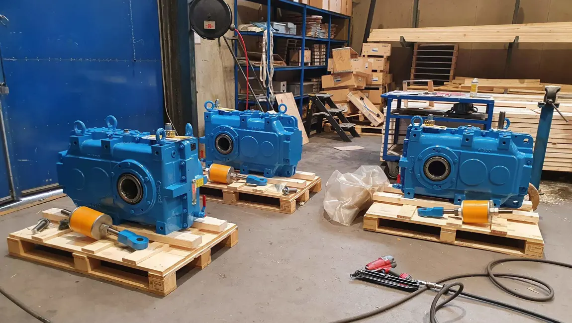 Kumera Multi Stage Helical and Bevel-Helical Gearboxes