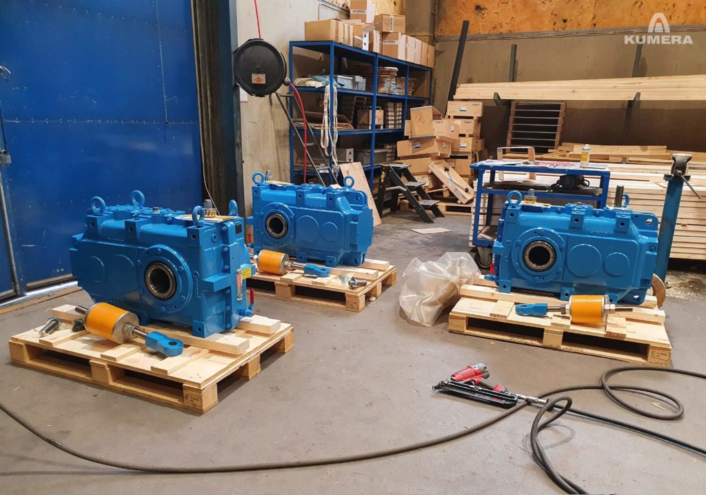 Kumera Multi Stage Helical and Bevel-Helical Gearboxes